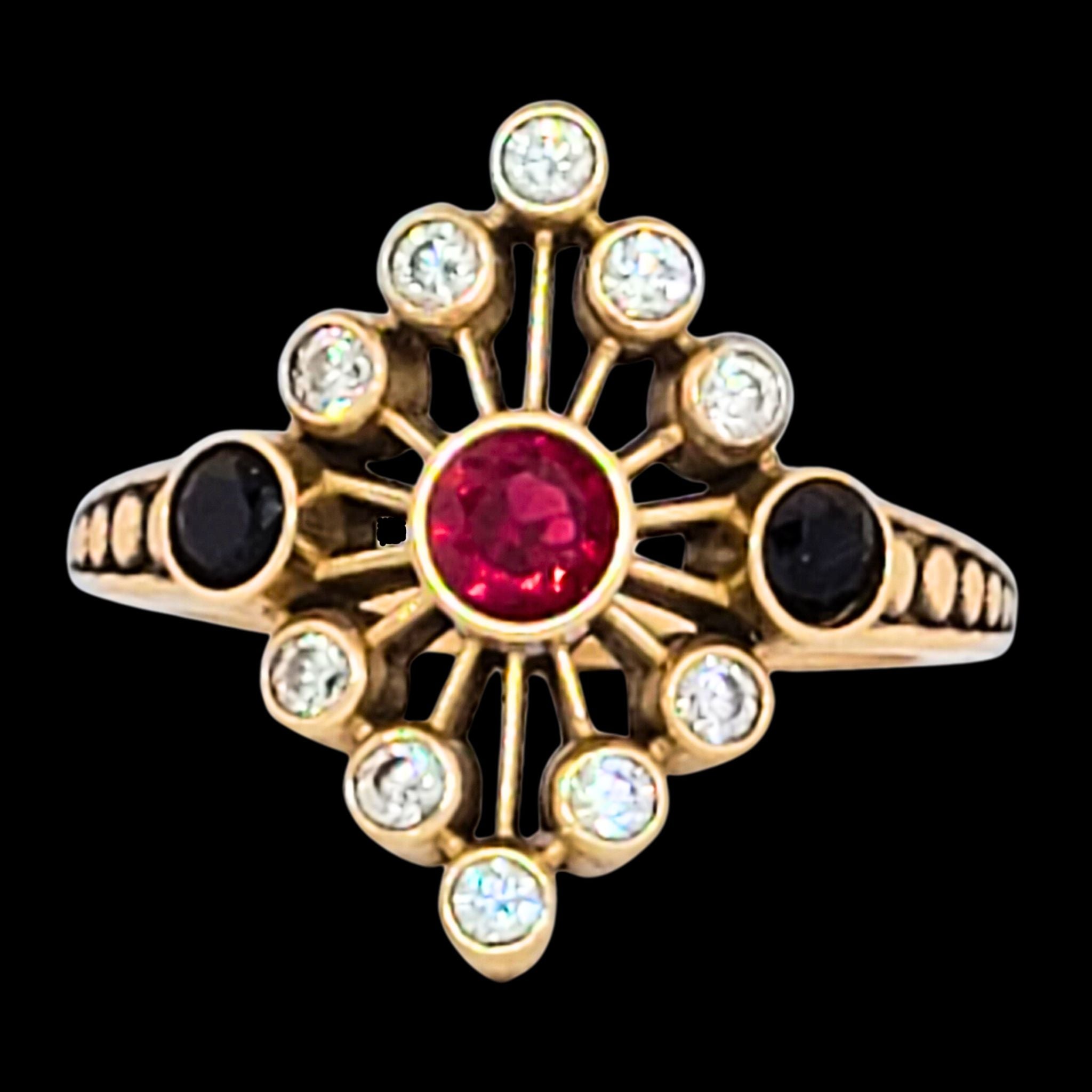 LA PAZ Atomic Silicone & Gold Ring with 0.20ct Diamonds — Rockford  Collection
